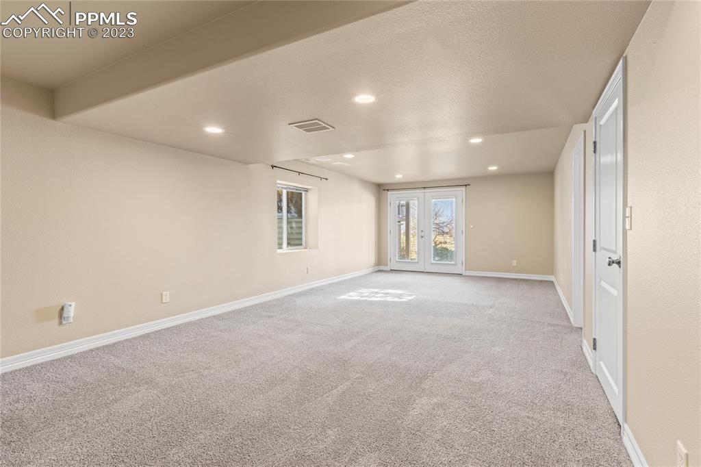 2423 Cinnabar Road Colorado Springs, CO 80921 - Photo 29 of 40 Finished walk out basement