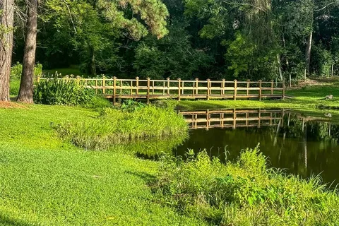 a view of a house with a lake view
