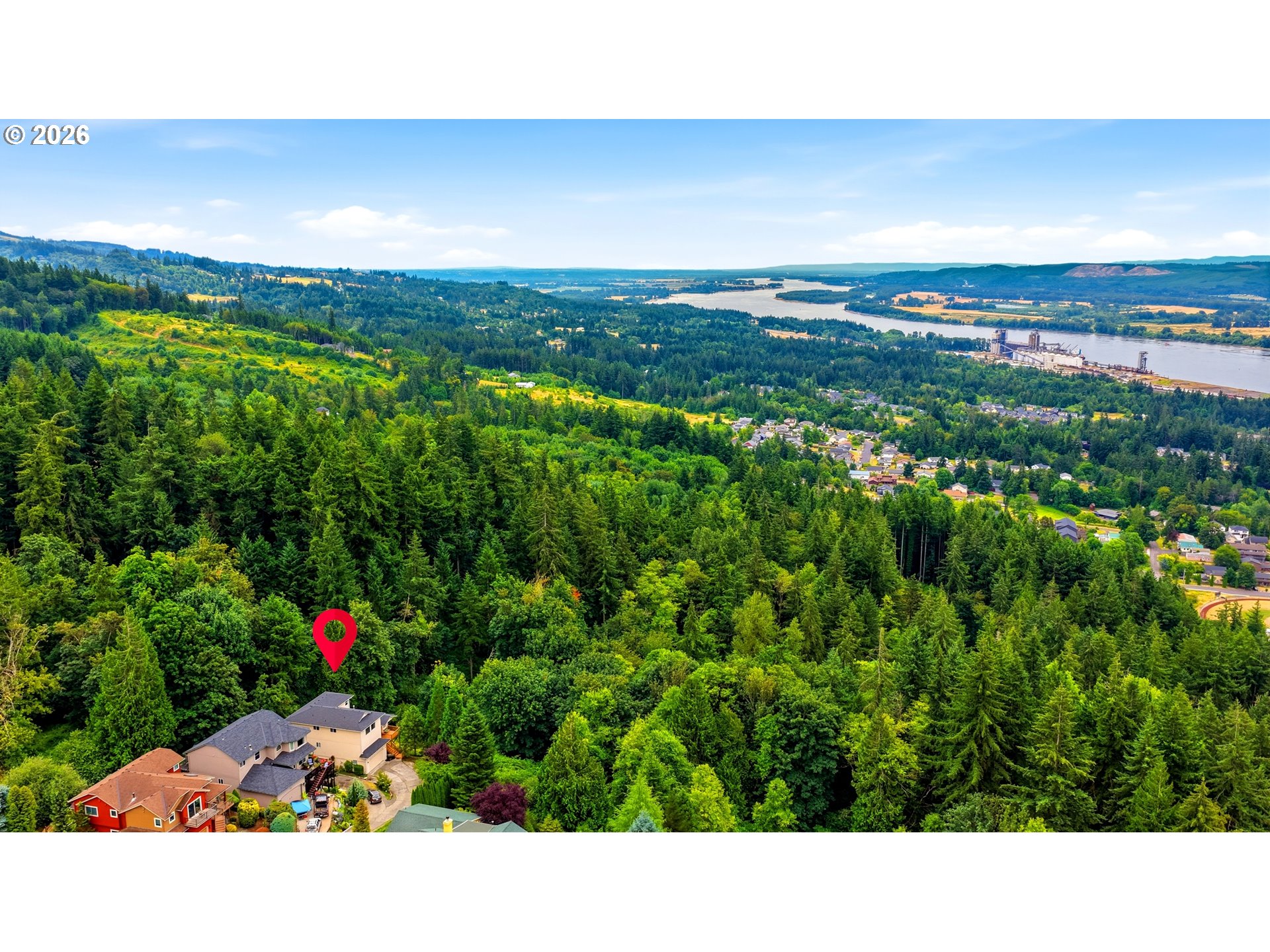 1055 Taylor Road Kalama, WA 98625 - Photo 24 of 30 Drone View/UAV