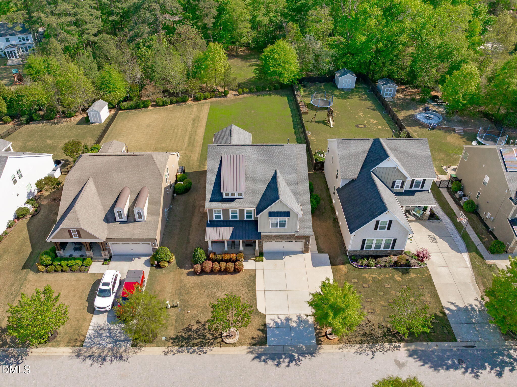 144 Morgan Ridge Road Holly Springs, NC 27540 - Photo 1 of 46 Aerial Front