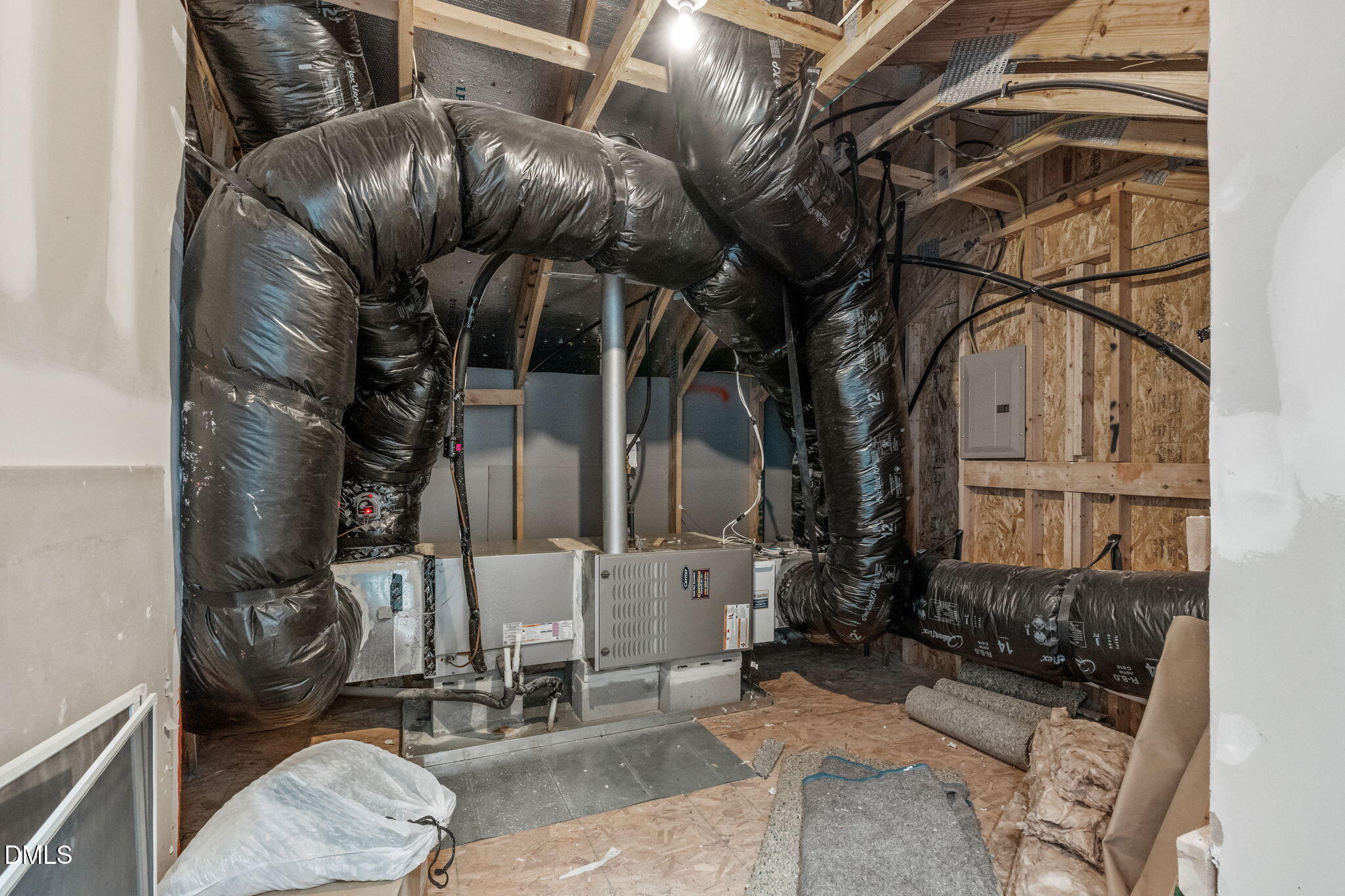 144 Morgan Ridge Road Holly Springs, NC 27540 - Photo 35 of 46 Attic and HVAC