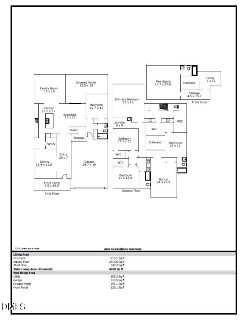 144 Morgan Ridge Road Holly Springs, NC 27540 - Photo 46 of 46 Floor Plan