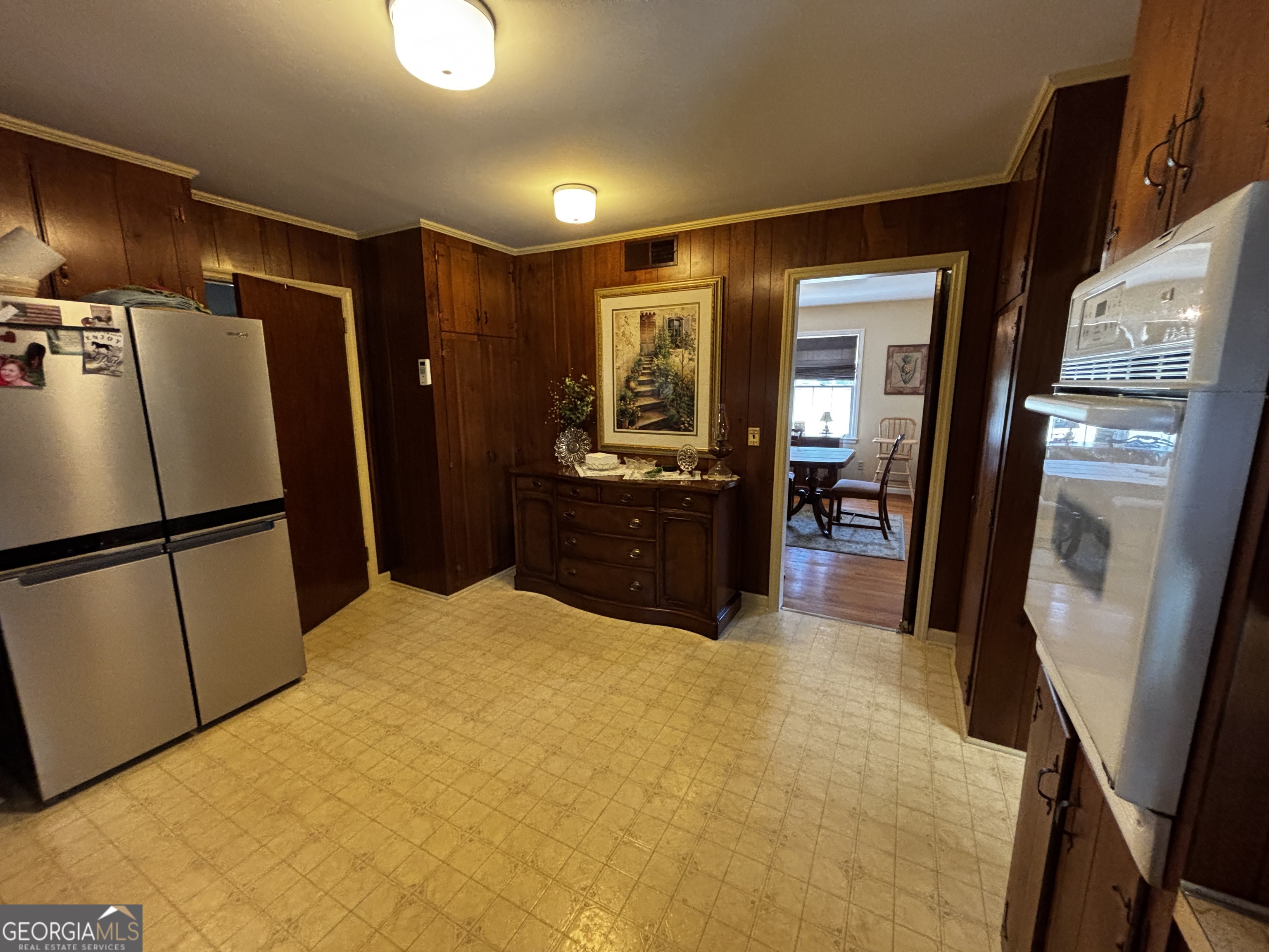 207 Old Thomson Road Wrens, GA 30833 - Photo 17 of 46 a kitchen with stainless steel appliances a refrigerator and a sink