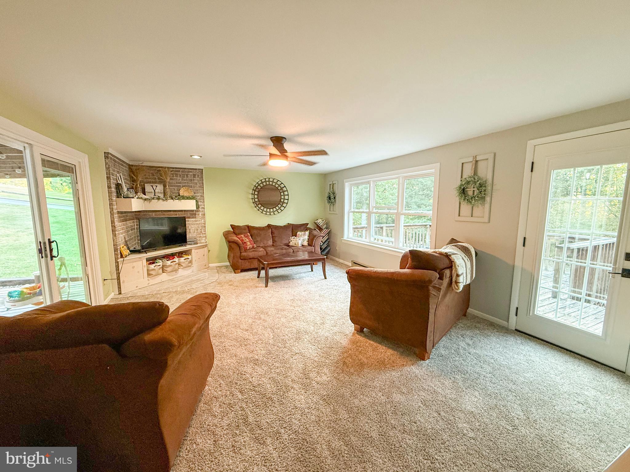 78 Fairview Road Belleville, PA 17004 - Photo 18 of 57 a living room with furniture and a flat screen tv