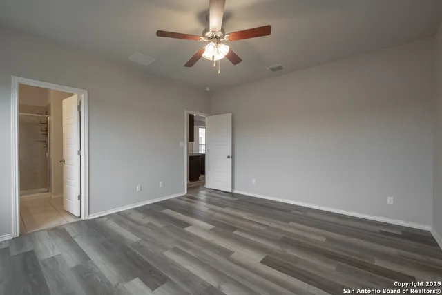wooden floor in an empty room
