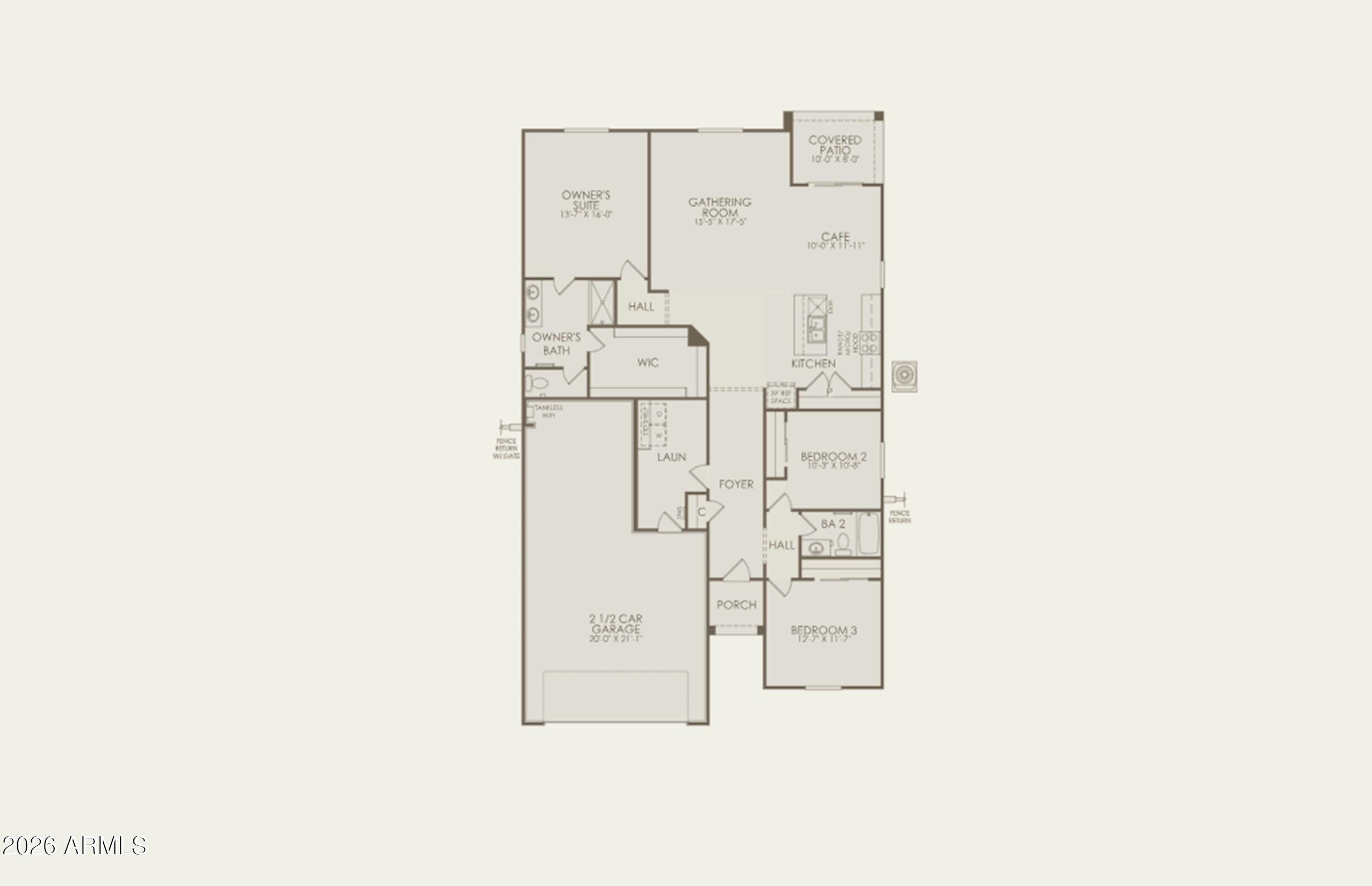 43020 West Palo Amarillo Road Maricopa, AZ 85138 - Photo 20 of 20 Floor Plan