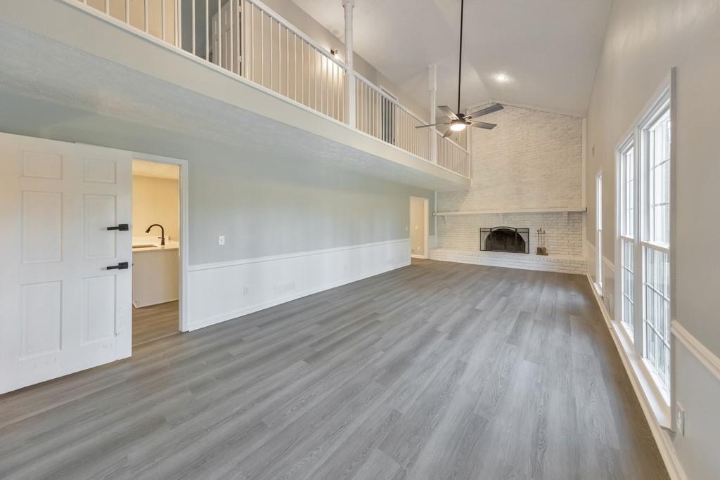2870 Horseshoe Bend Road Southwest Marietta, GA 30064 - Photo 12 of 37 a view of empty room with wooden floor and fan