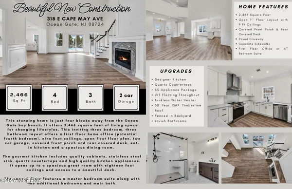 $845,000 | 318 East Cape May Avenue, Ocean Gate, NJ 08740