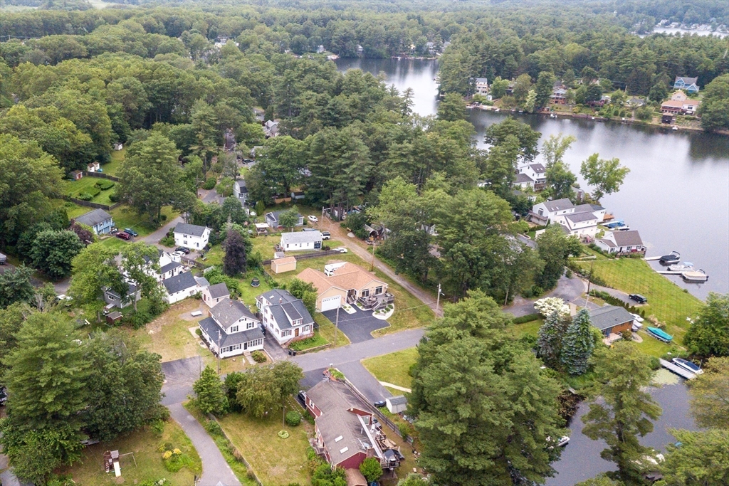 12 Temple Avenue Hudson, MA 01749 - Photo 28 of 32 an aerial view of residential houses with outdoor space and lake view
