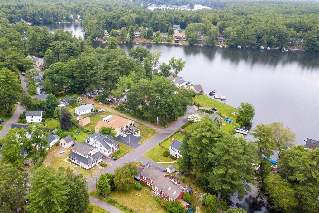 12 Temple Avenue Hudson, MA 01749 - Photo 4 of 32 an aerial view of residential houses with outdoor space and lake view
