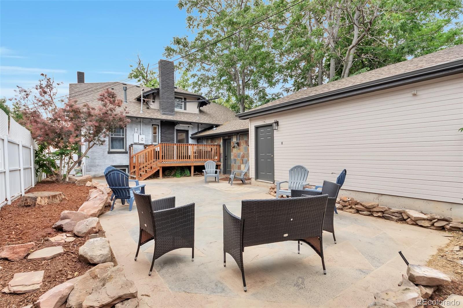 1417 Monroe Street Denver, CO 80206 - Photo 14 of 43 a view of a patio with a table and chairs
