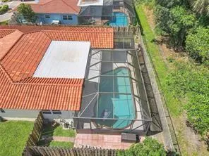 a bird view of house