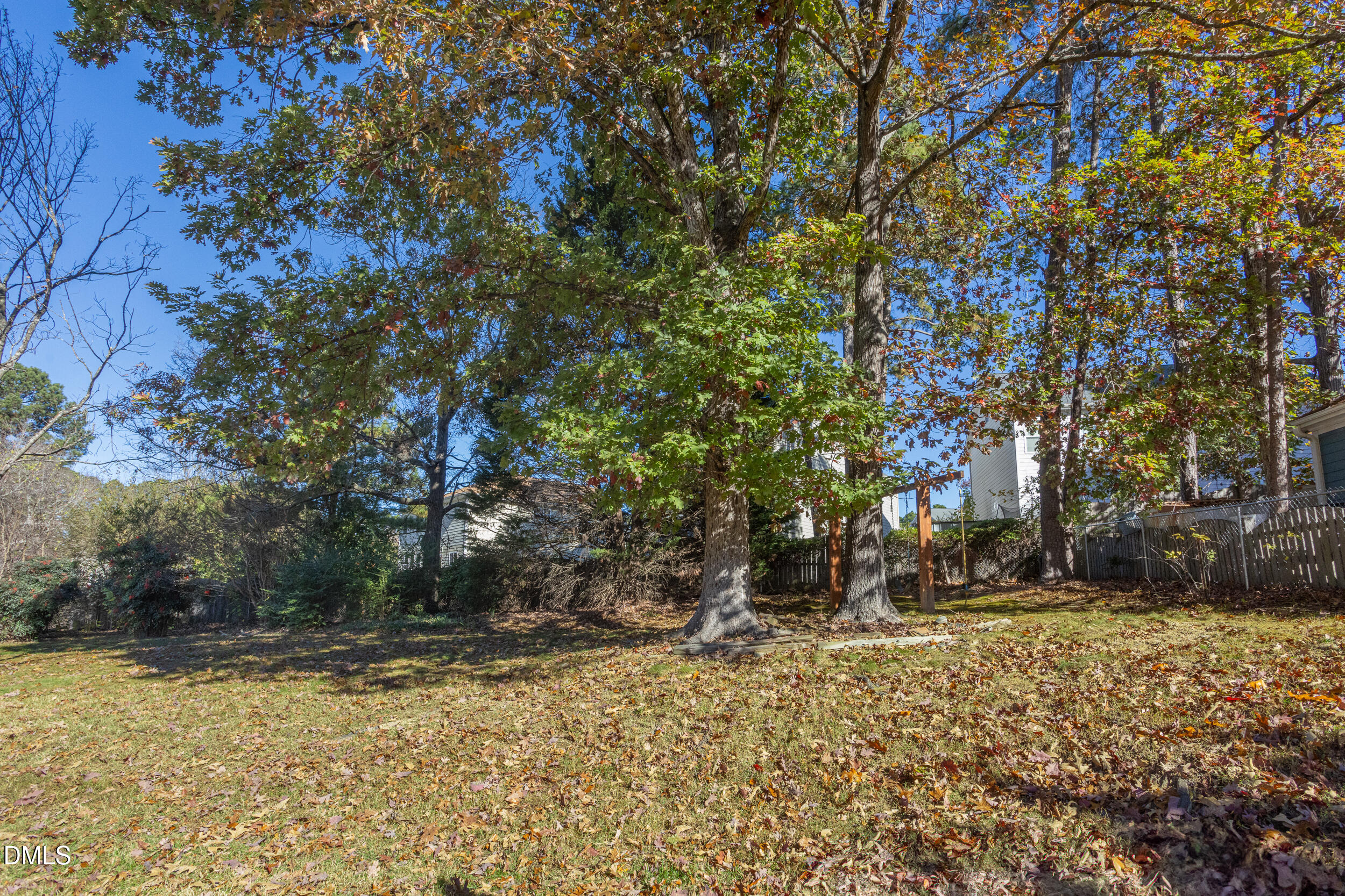 5520 Round Hill Lane Raleigh, NC 27616 - Photo 26 of 29 a view of yard covered with trees