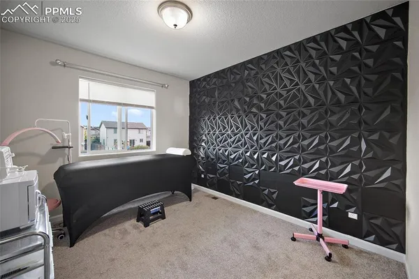 a room with furniture