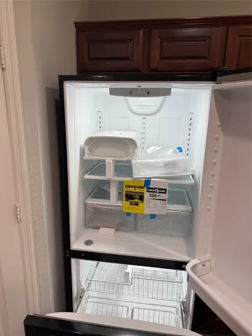 a close view of utility room