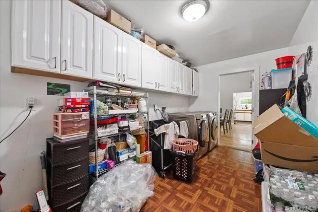 a view of storage and utility room