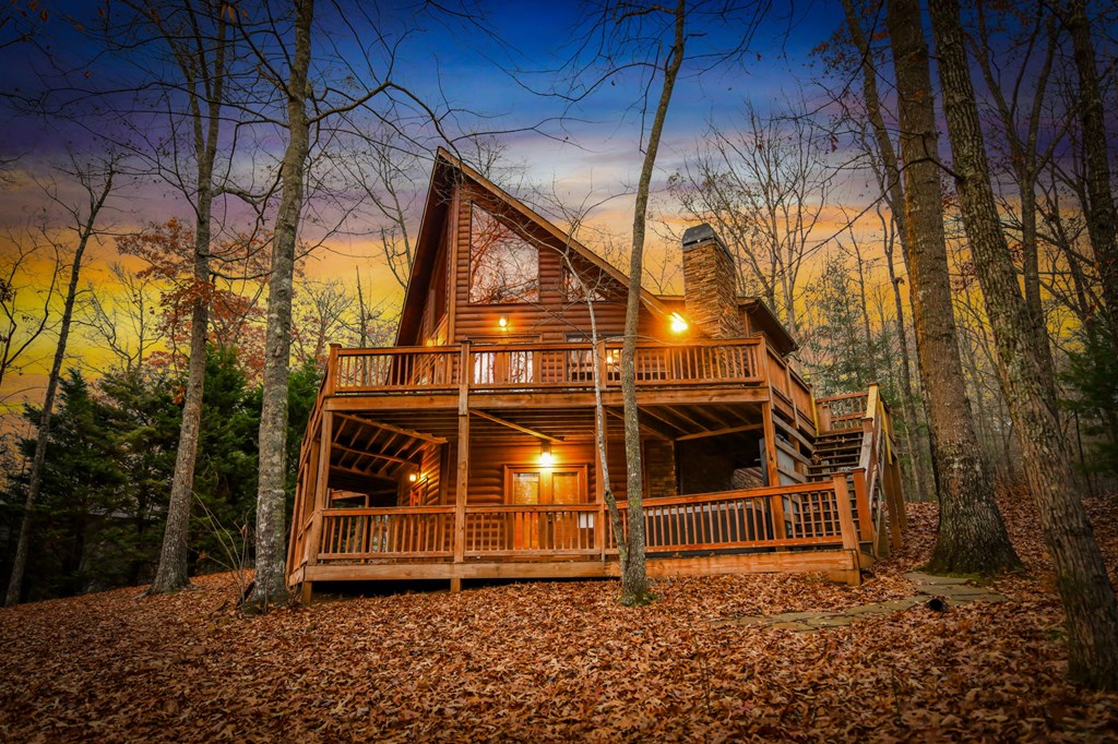 126 Sugar Mountain Road Blue Ridge, GA 30513 - Photo 78 of 78 a view of a house with a yard