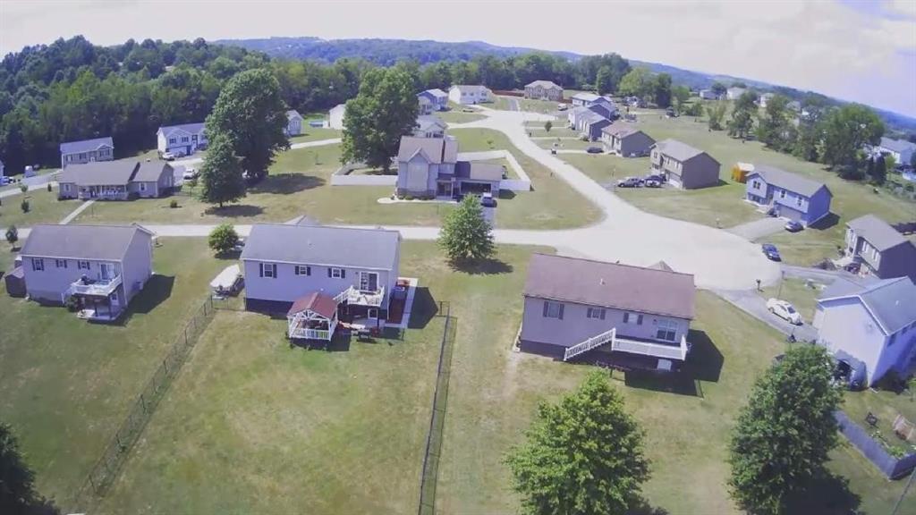 309 Shagbark Road Grindstone, PA 15442 - Photo 44 of 45 an aerial view of a houses with a swimming pool