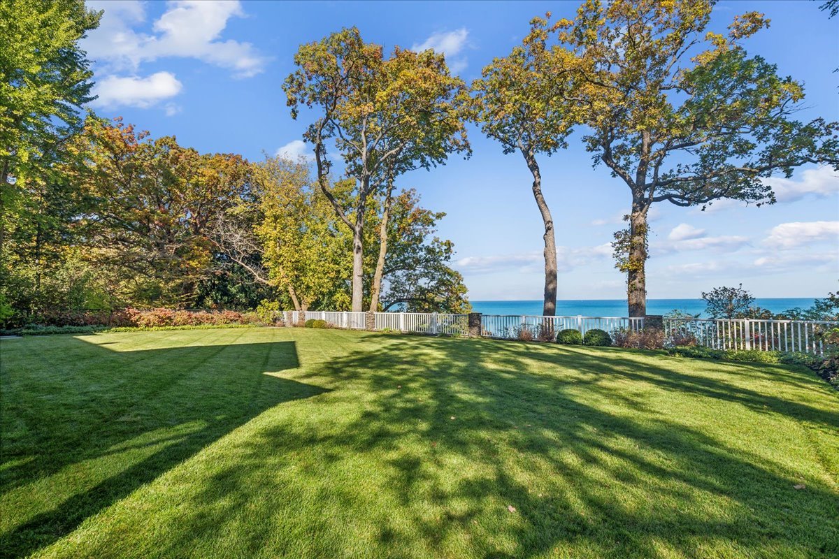 973 Sheridan Road Winnetka, IL 60093 - Photo 18 of 92 a view of a golf course with a big yard