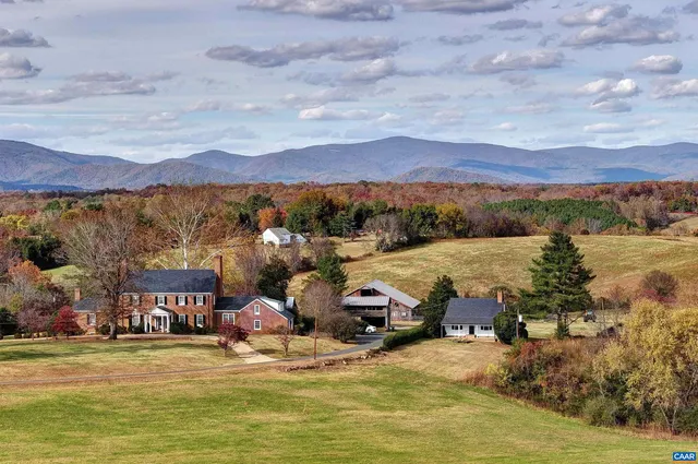 a view of a lake with a mountain