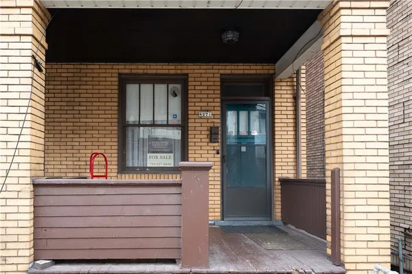 a view of front door