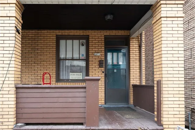 a view of front door