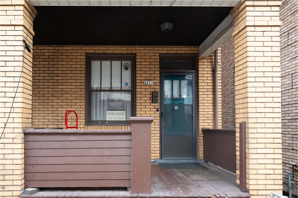 a view of front door