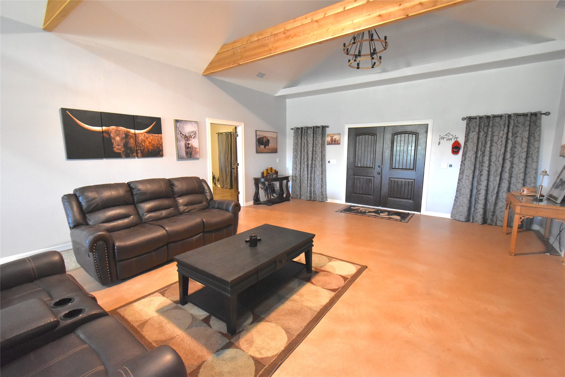 2991 Highway 83 Roma, TX 78584 - Photo 9 of 42 a living room with furniture and a flat screen tv