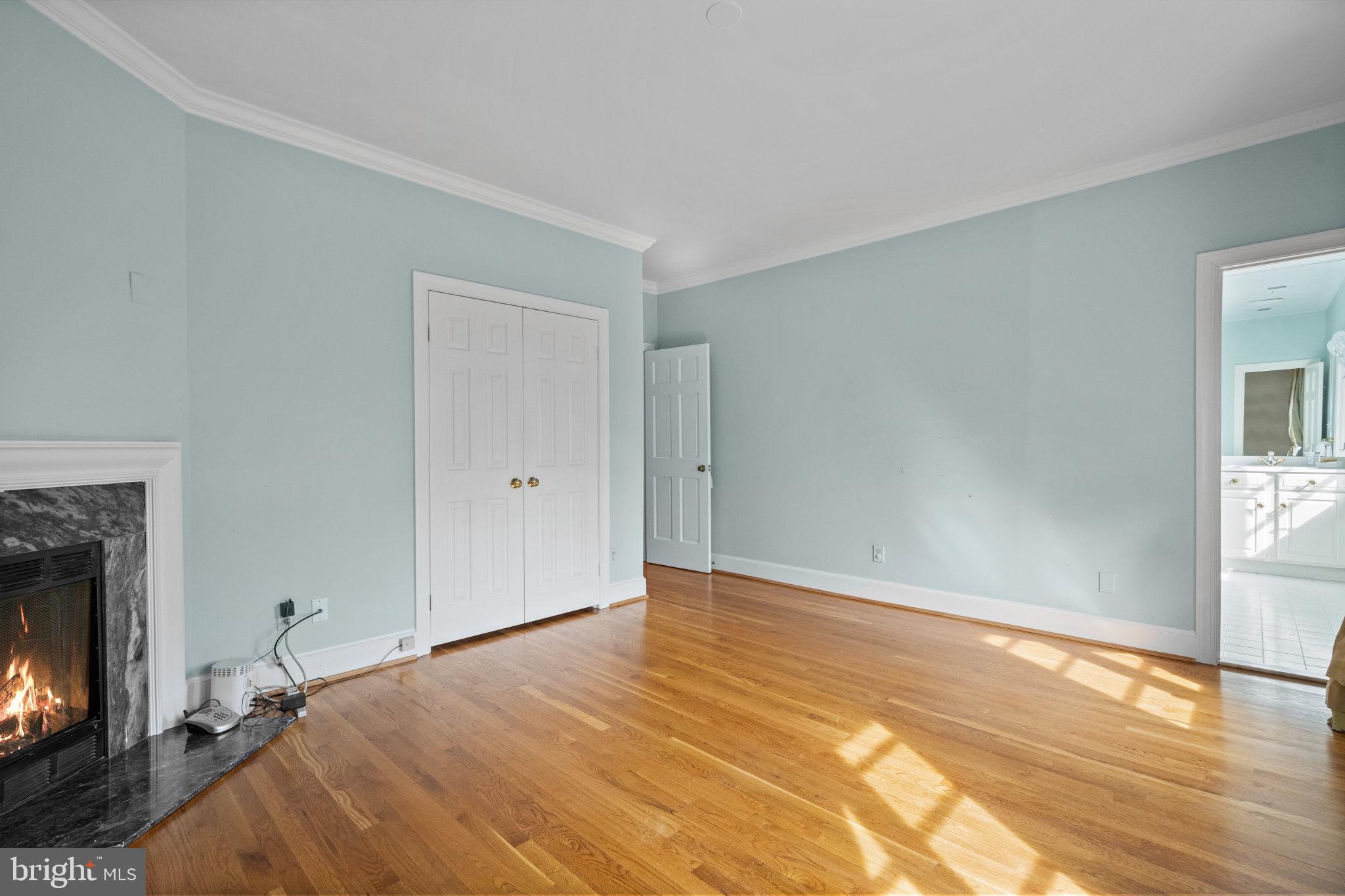 4811 W Street Northwest Washington, DC 20007 - Photo 28 of 46 Large Bedroom Suite With Fireplace