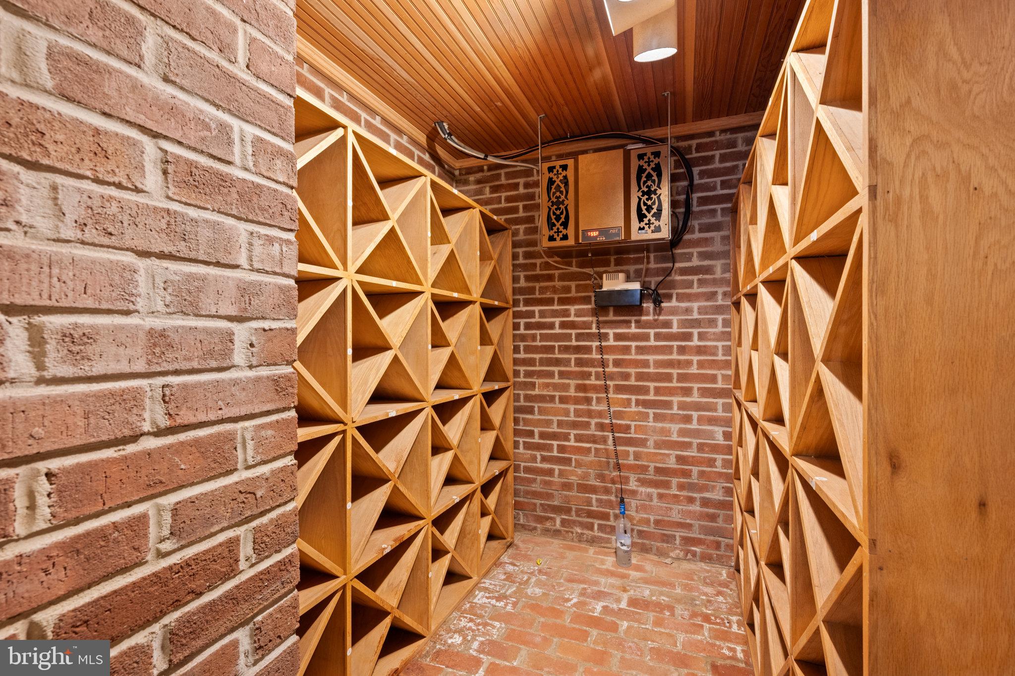 4811 W Street Northwest Washington, DC 20007 - Photo 46 of 46 Brick, Temperature-Controlled Wine Cellar