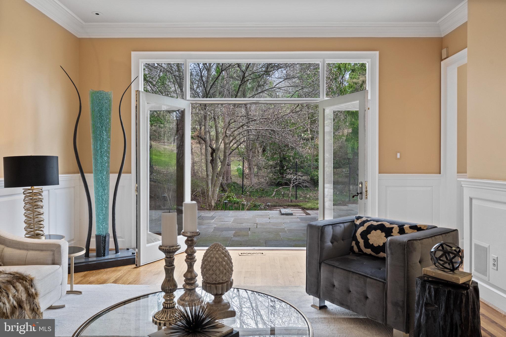 Doors Open To Rear Patio