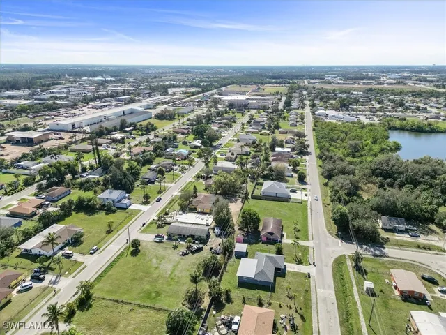 an aerial view of a city with lots of residential buildings