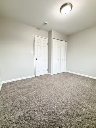 an empty room with an entryway