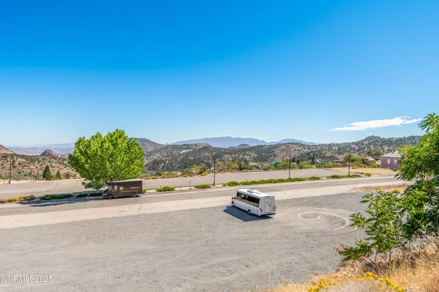 a aerial view of a multi story building