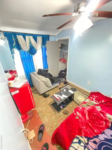 a bed room with a bed