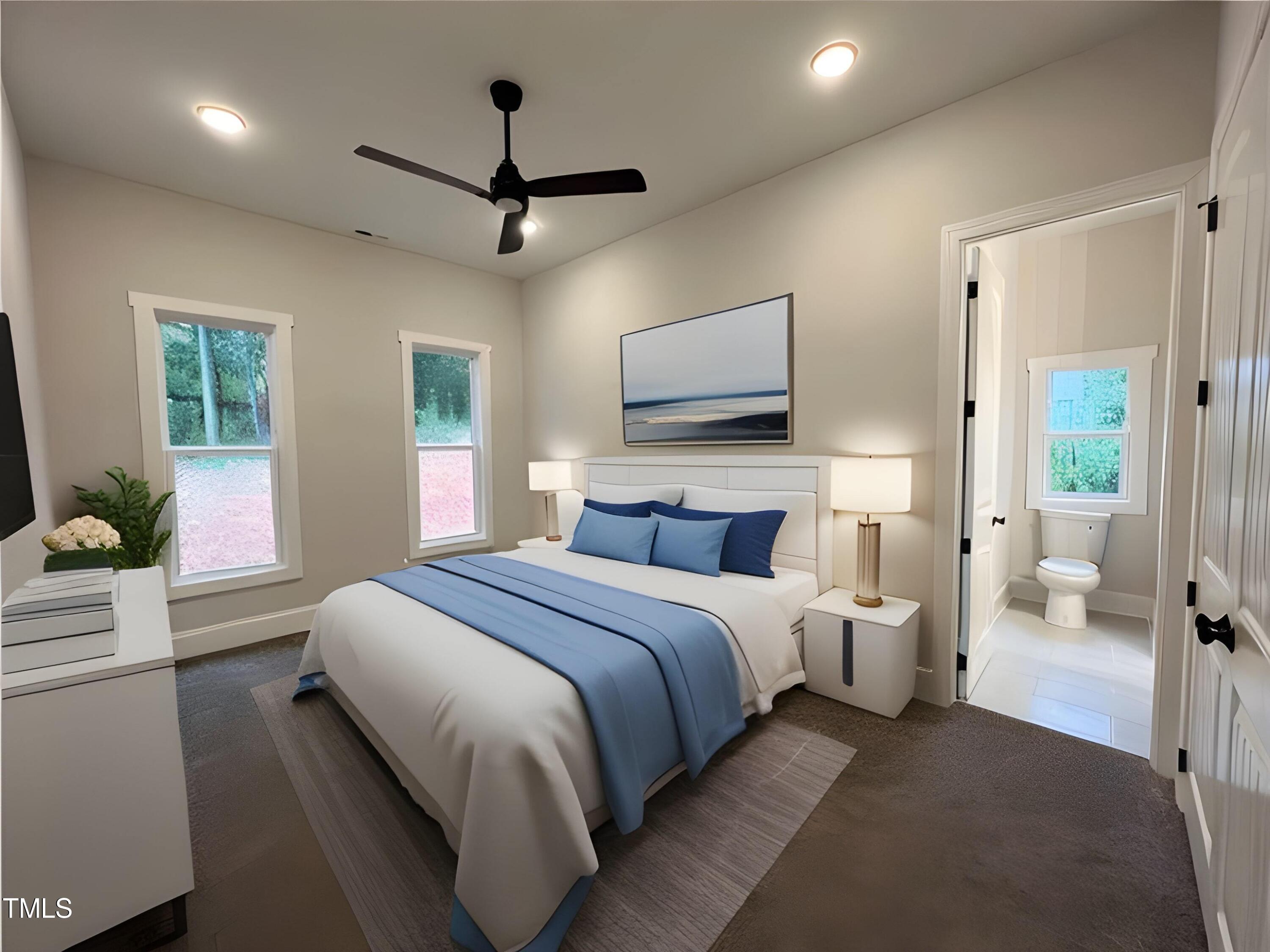 1360 Geneva Albright Road Graham, NC 27253 - Photo 30 of 47 Virtual Staging - Bedroom 2