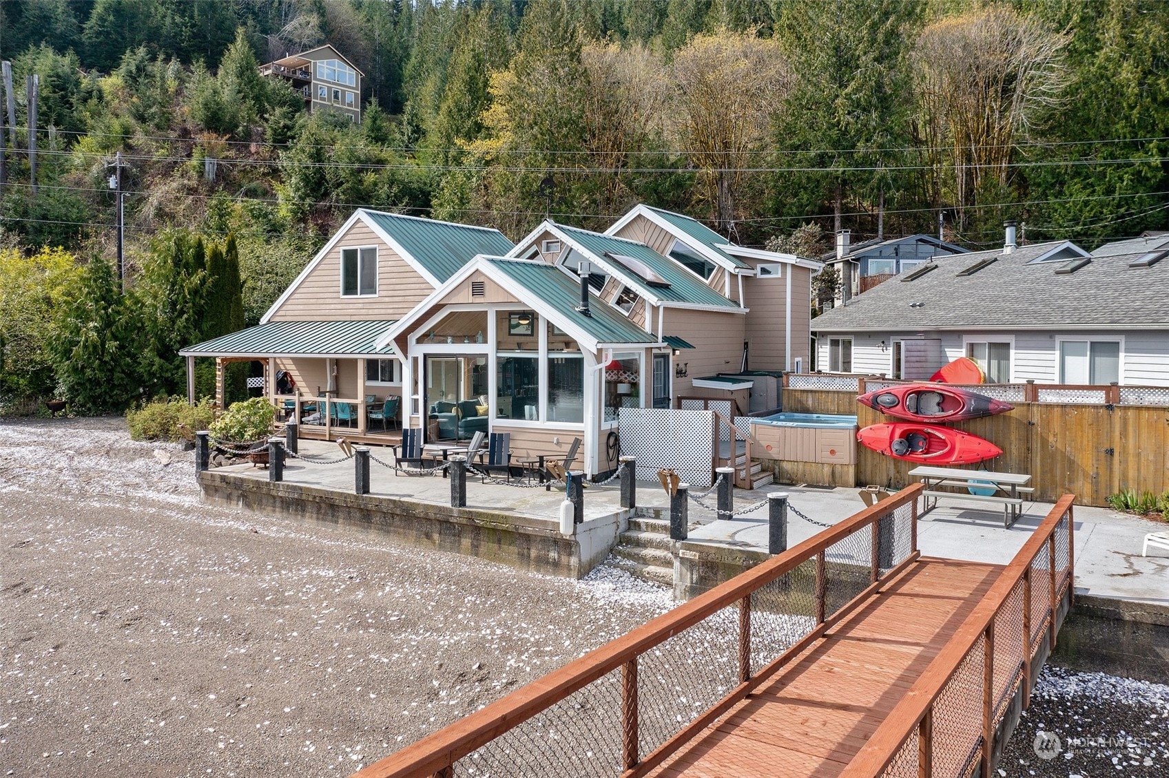 8371 Highway 106 Union, WA 98592 - Photo 25 of 29 a view of house with outdoor seating space