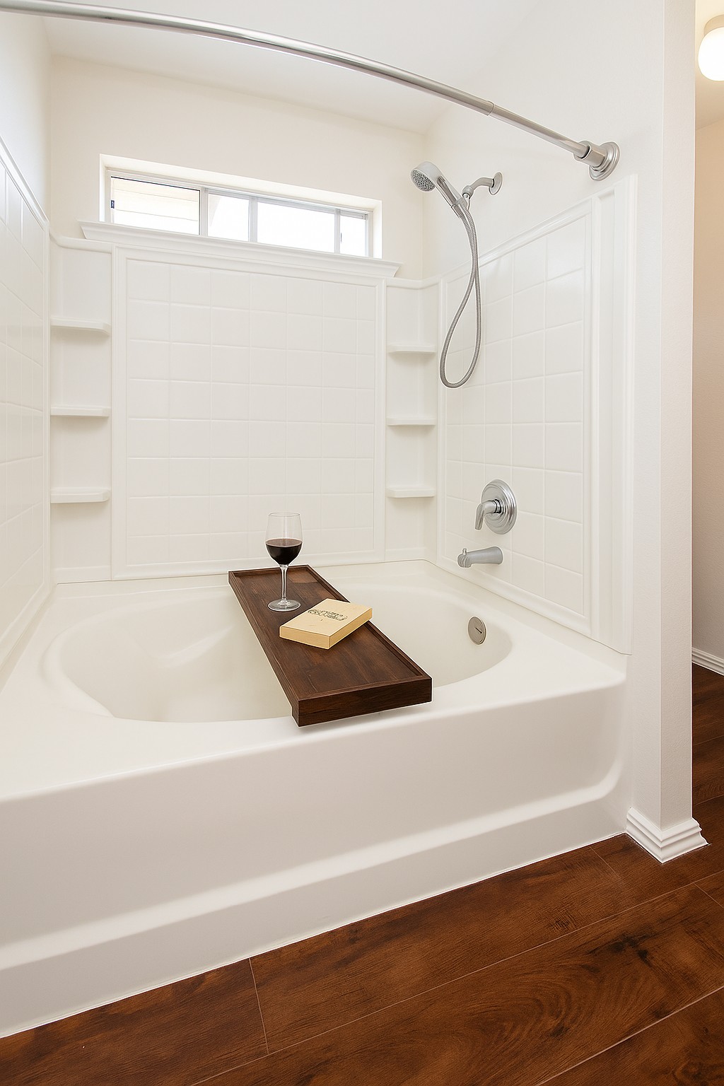 1004 Bluff Meadow Cove Georgetown, TX 78626 - Photo 17 of 26 a bathroom with a bath tub with a shower