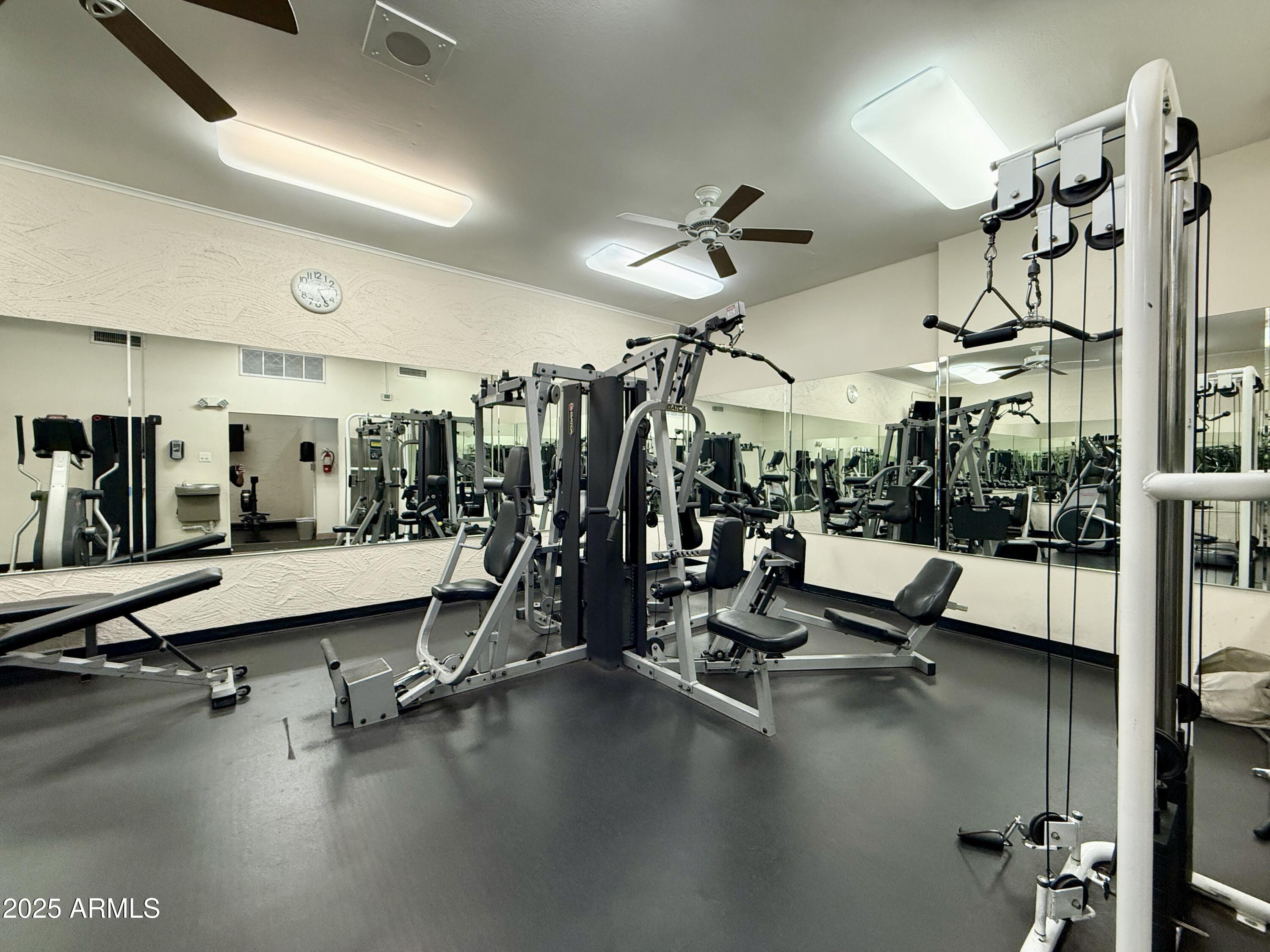 7930 East Camelback Road, Unit 709 Scottsdale, AZ 85251 - Photo 37 of 41 a view of a room with gym equipment