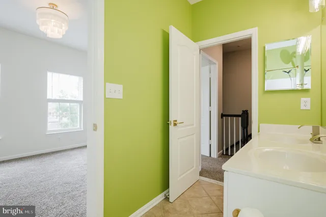 a room with furniture