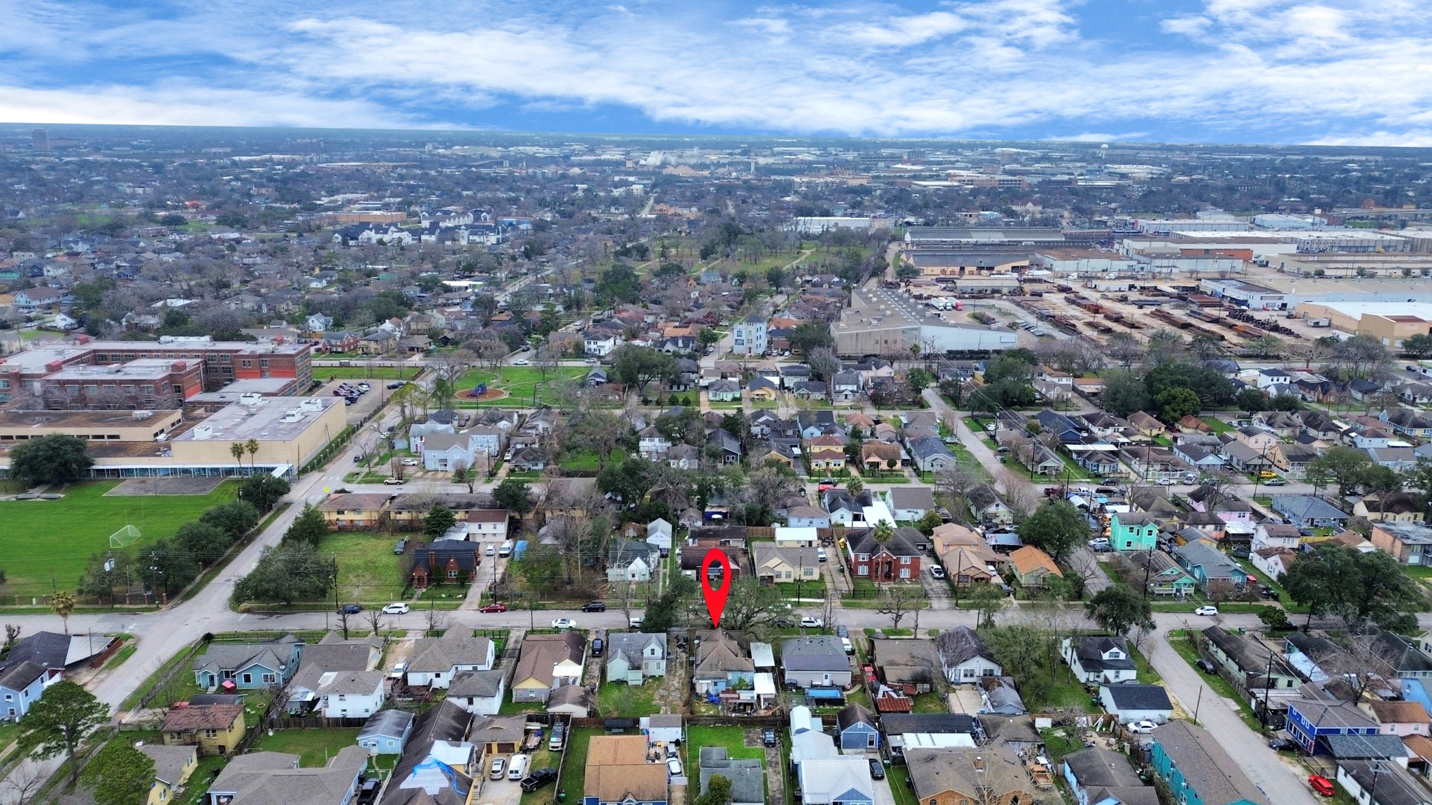 5134 Leeland Street Houston, TX 77023 - Photo 28 of 28 an aerial view of a city