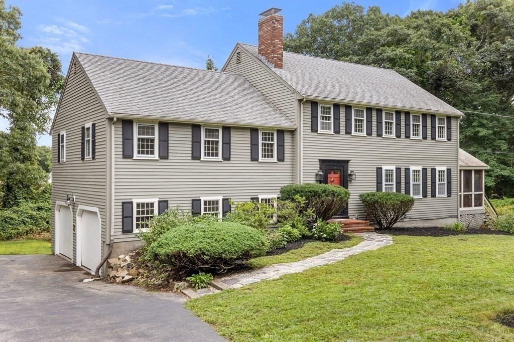 7 Conihasset Road Scituate, MA 02066 - Photo 2 of 34 a aerial view of a house yard