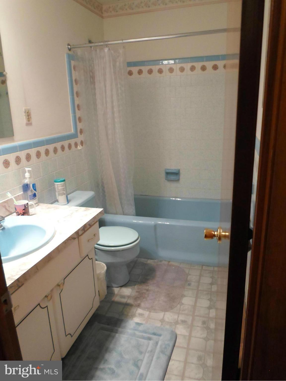 7410 South Osborne Road Upper Marlboro, MD 20772 - Photo 21 of 30 a bathroom with a sink a toilet and shower