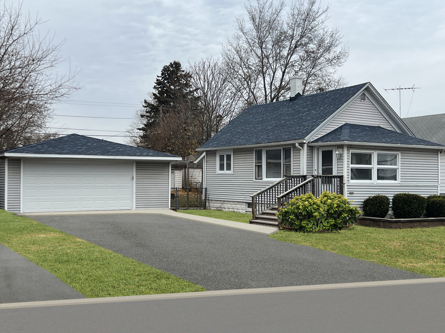 1817 Cora Street Crest Hill, IL 60403 - Photo 1 of 19 a front view of a house with a garden and plants