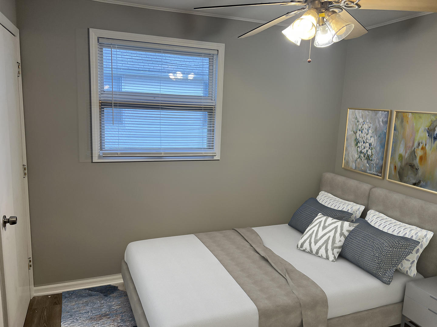 1817 Cora Street Crest Hill, IL 60403 - Photo 9 of 19 a bedroom with a bed and a window