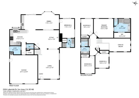 $2,300,000 | 3956 Lakeside Drive, San Jose, CA 95148