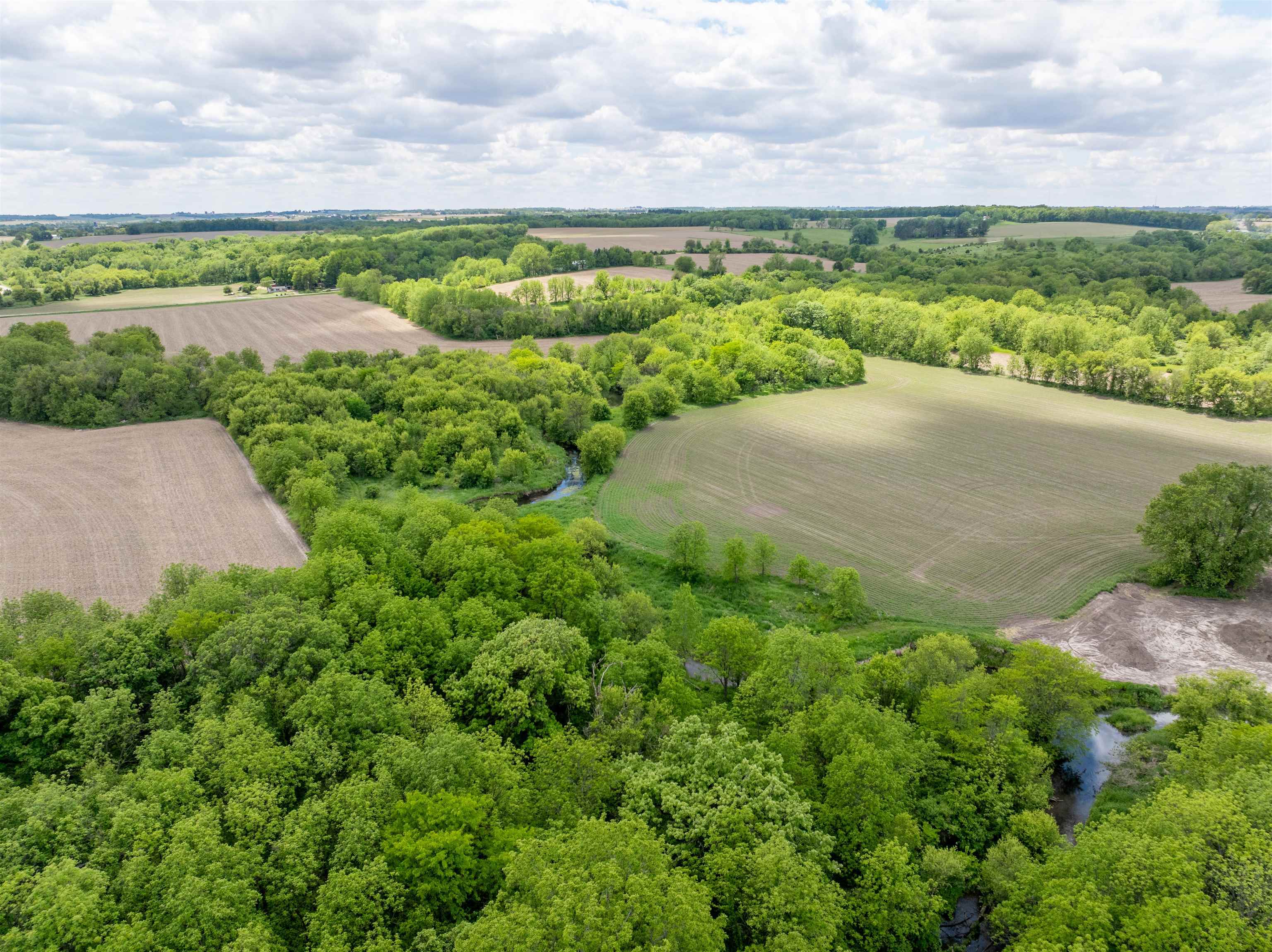 10385 North Rock City Road Leaf River, IL 61047 - Photo 19 of 99 an aerial view of a houses with outdoor space and street view