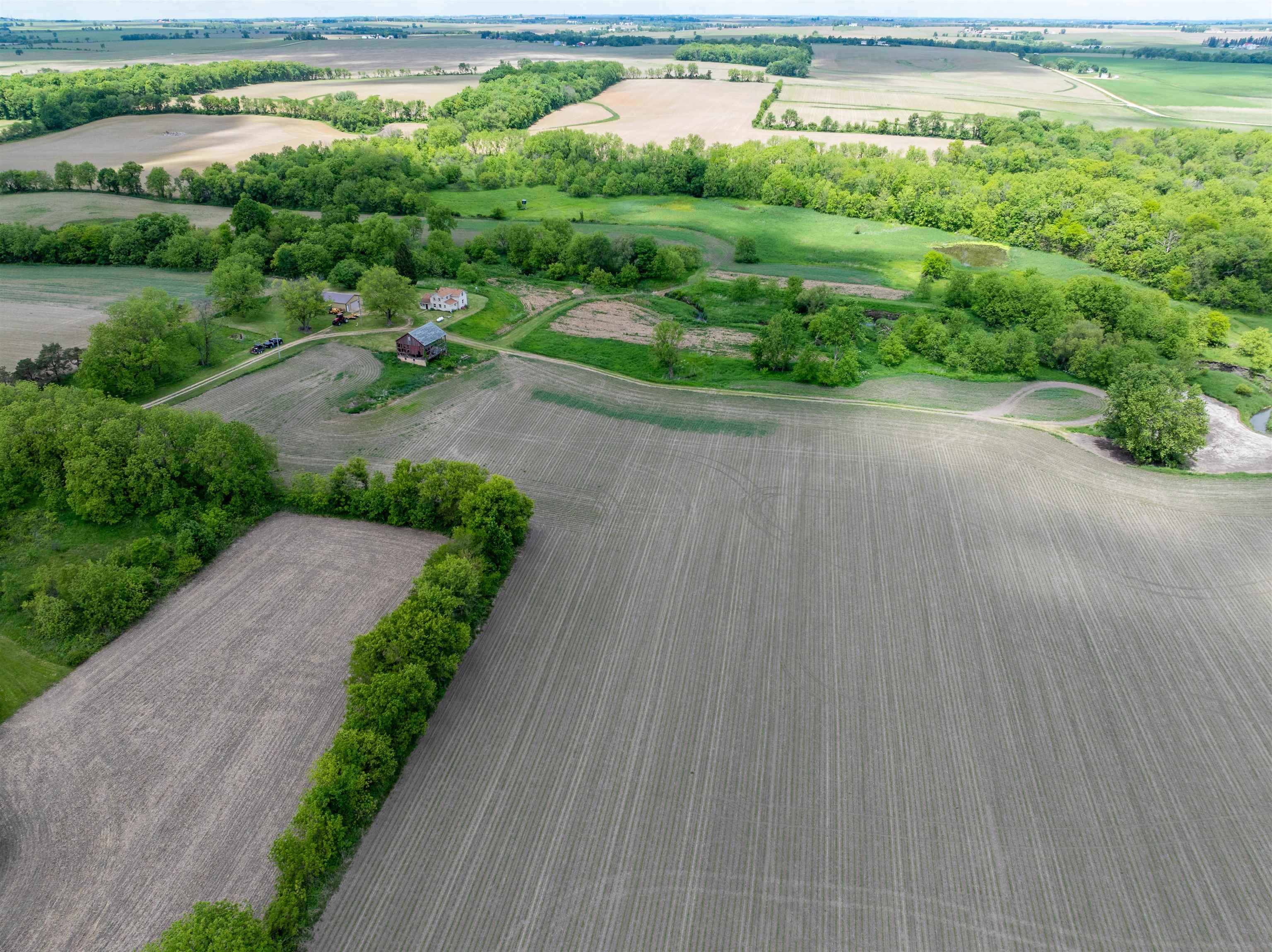 10385 North Rock City Road Leaf River, IL 61047 - Photo 38 of 99 a view of a garden with a lake view