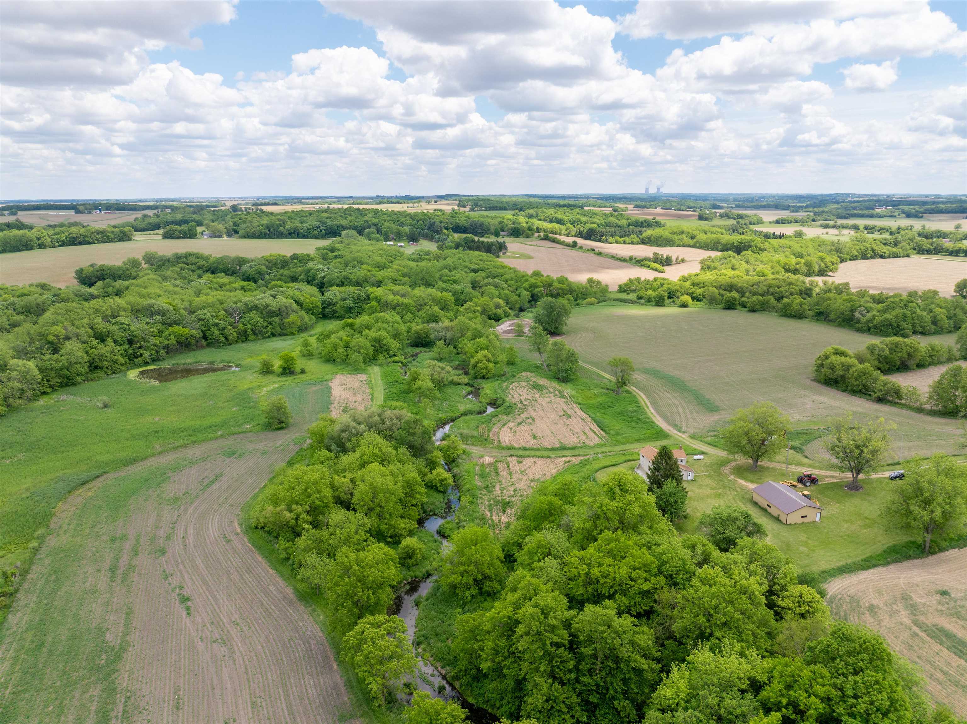 10385 North Rock City Road Leaf River, IL 61047 - Photo 57 of 99 a view of a lake with a city