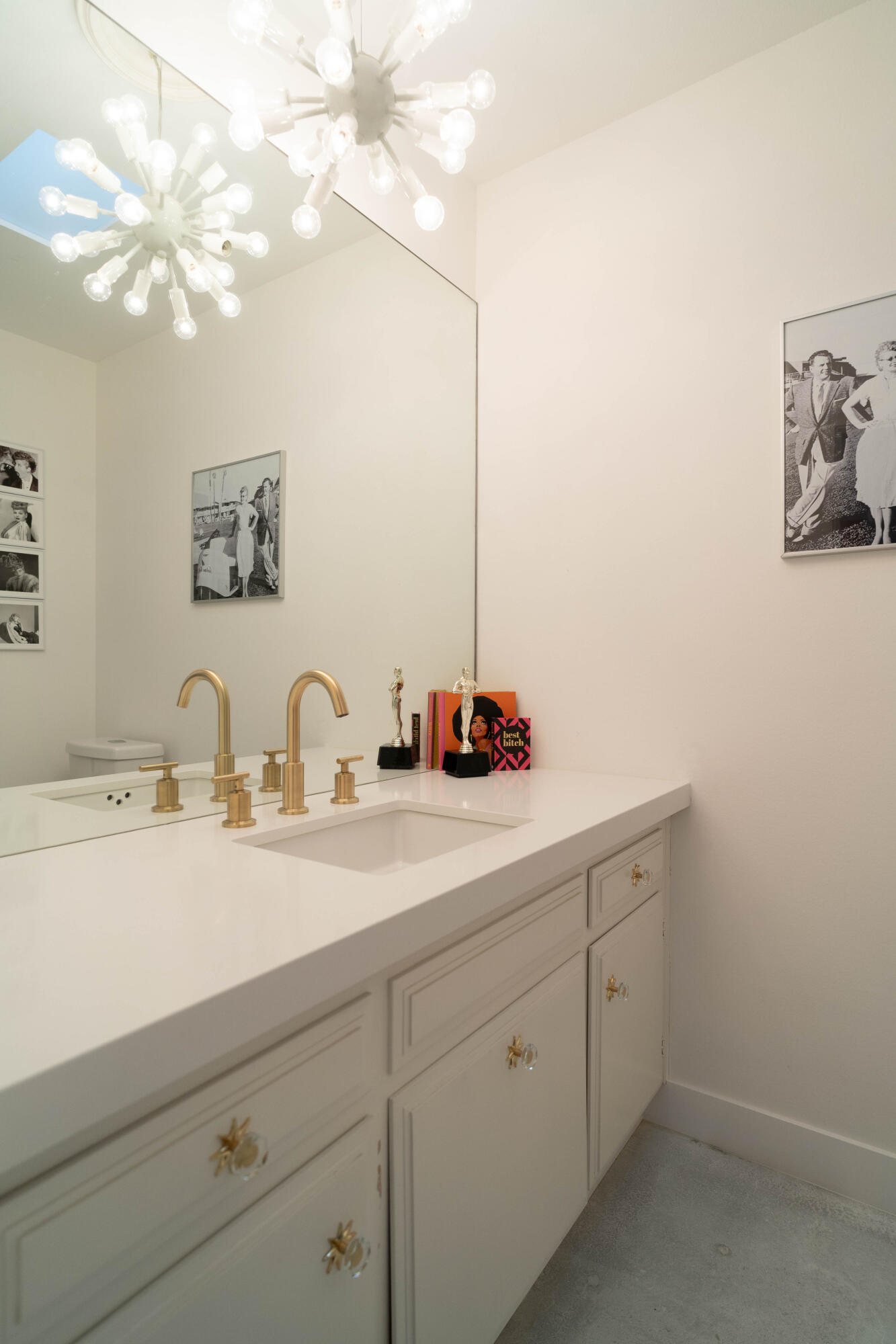 45705 Pawnee Road Indian Wells, CA 92210 - Photo 24 of 59 a bathroom with a sink and a mirror